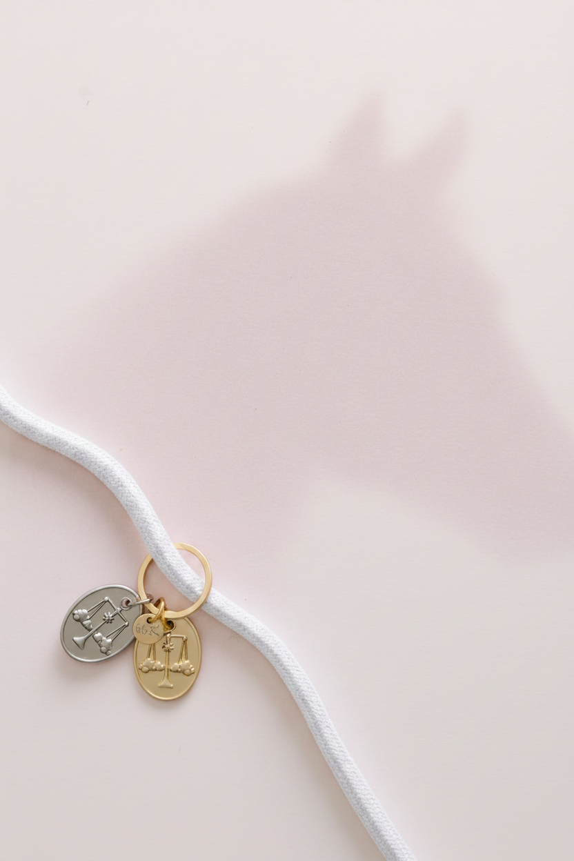 Zodiac lifestyle - white cord pale blush background